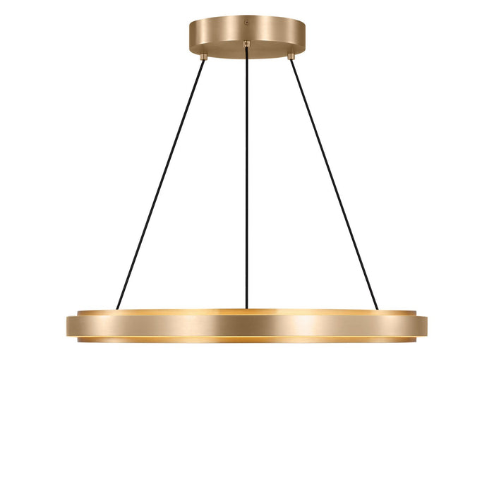 Generation Lighting - GLC1891SB - LED Chandelier - Aro - Satin Brass