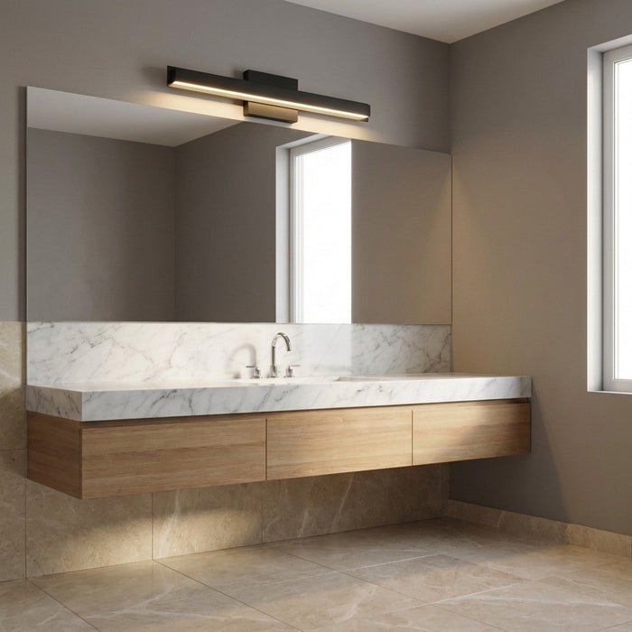 Generation Lighting - GLV1921MBK - LED Vanity - Aro - Midnight Black
