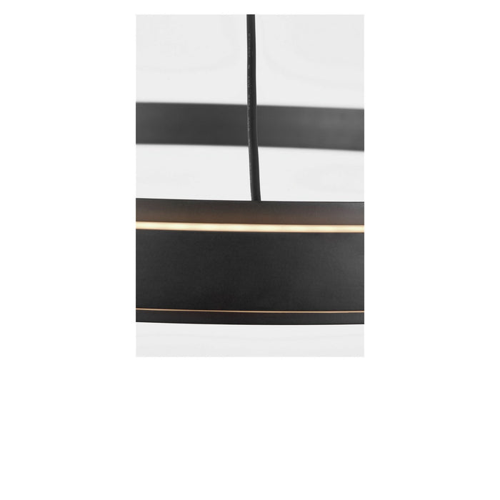 Generation Lighting - GLC1901MBK - LED Chandelier - Aro - Midnight Black