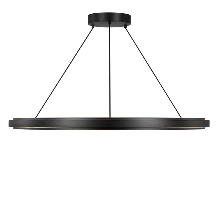 Generation Lighting - GLC1901MBK - LED Chandelier - Aro - Midnight Black
