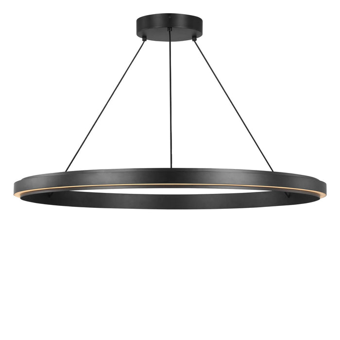 Generation Lighting - GLC1901MBK - LED Chandelier - Aro - Midnight Black