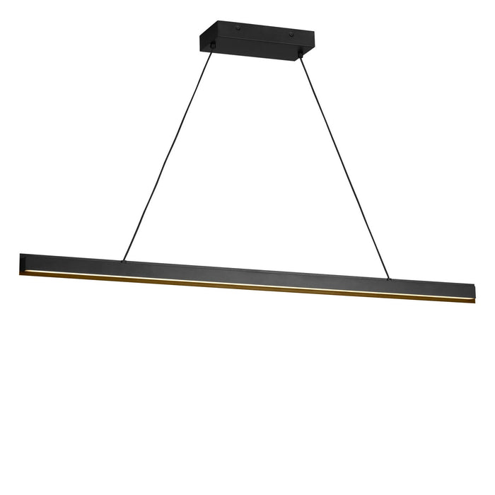 Generation Lighting - GLC1911MBK - Linear Chandelier - Aro - Midnight Black