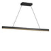 Generation Lighting - GLC1911MBK - Linear Chandelier - Aro - Midnight Black