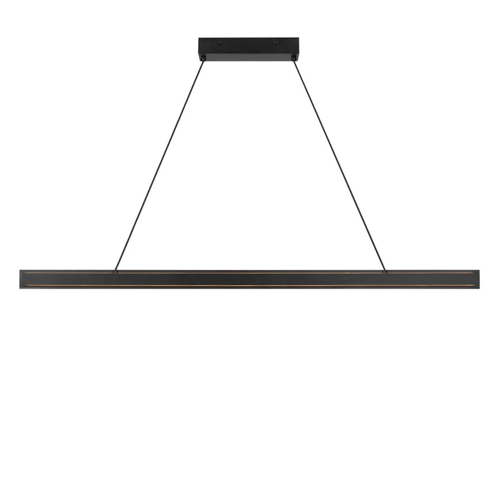 Generation Lighting - GLC1911MBK - Linear Chandelier - Aro - Midnight Black
