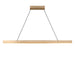 Generation Lighting - GLC1911SB - Linear Chandelier - Aro - Satin Brass