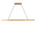 Generation Lighting - GLC1911SB - Linear Chandelier - Aro - Satin Brass