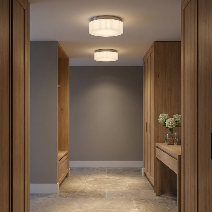 Generation Lighting - GLF1992BN - Two Light Flush Mount - Axira - Brushed Nickel