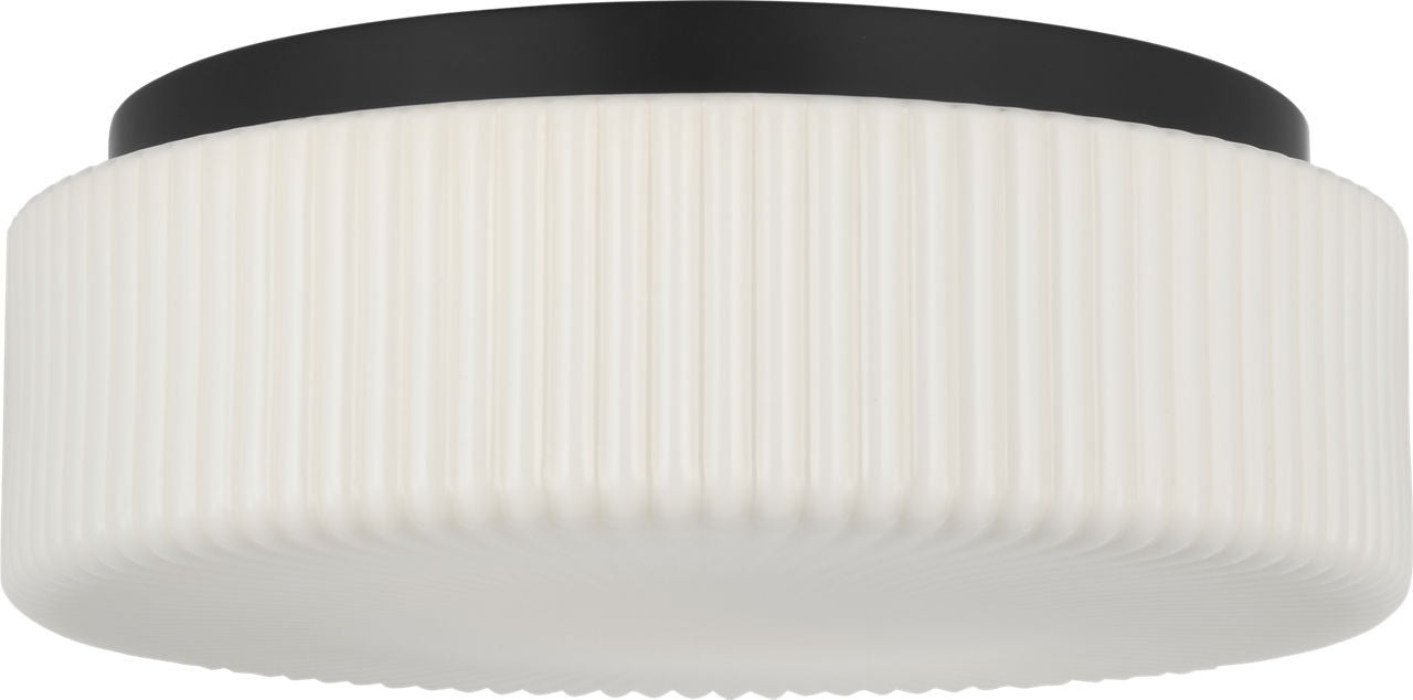 Generation Lighting - GLF1992MBK - Two Light Flush Mount - Axira - Midnight Black