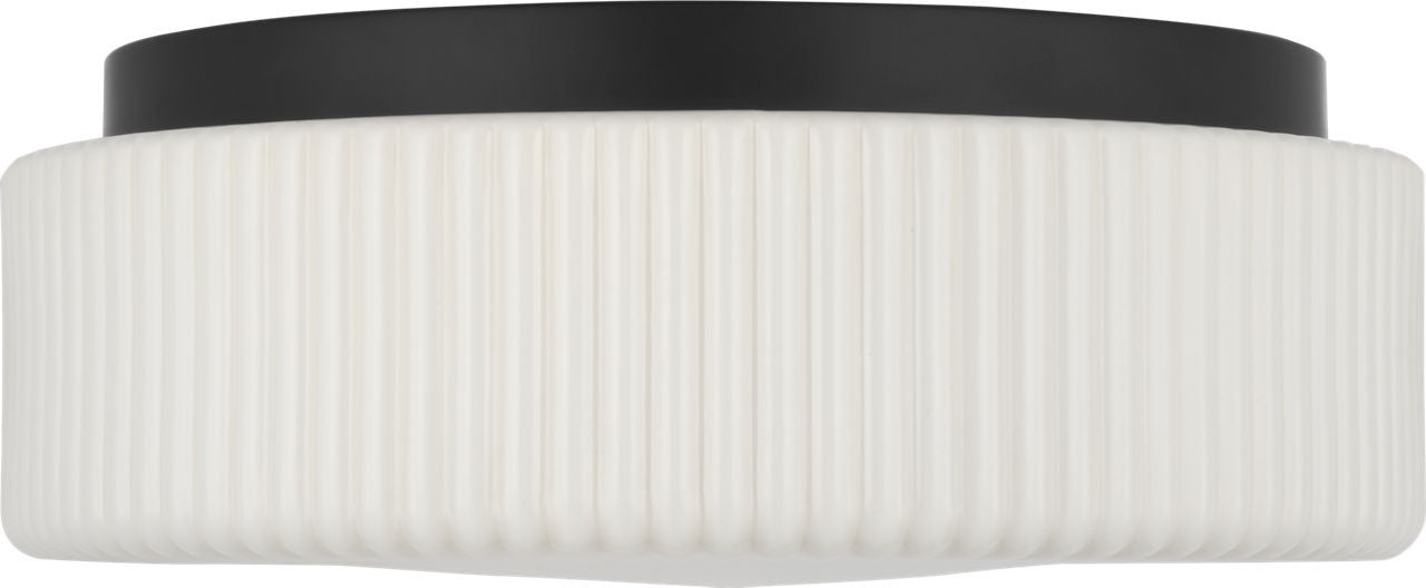 Generation Lighting - GLF1992MBK - Two Light Flush Mount - Axira - Midnight Black