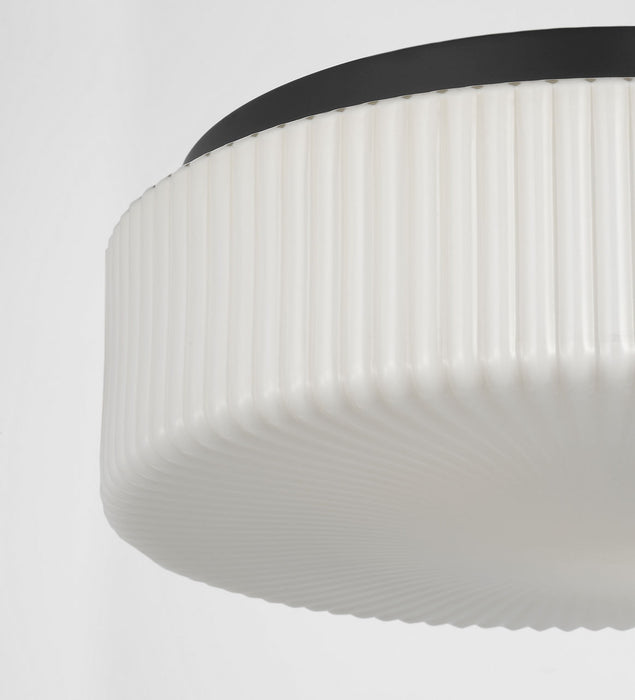 Generation Lighting - GLF1992MBK - Two Light Flush Mount - Axira - Midnight Black