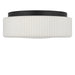 Generation Lighting - GLF1992MBKE - Two Light Flush Mount - Axira - Midnight Black