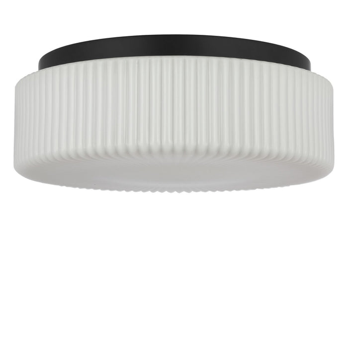 Generation Lighting - GLF1992MBKE - Two Light Flush Mount - Axira - Midnight Black