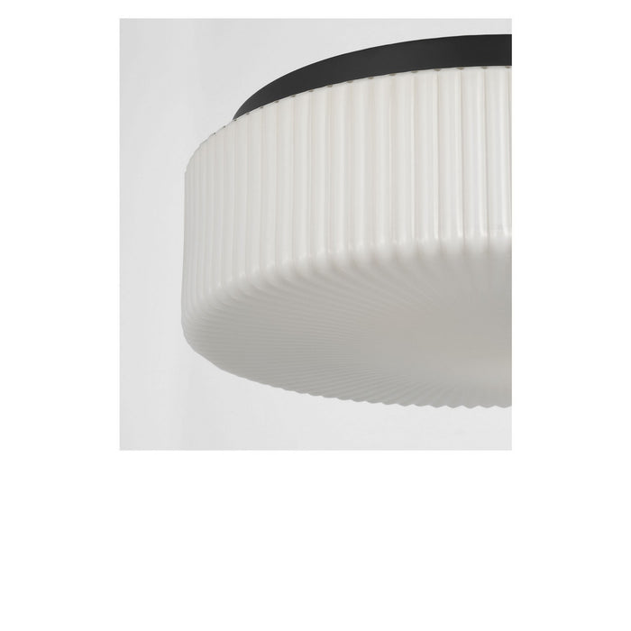 Generation Lighting - GLF1992MBKE - Two Light Flush Mount - Axira - Midnight Black