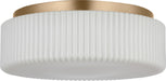 Generation Lighting - GLF1992SB - Two Light Flush Mount - Axira - Satin Brass