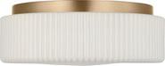 Generation Lighting - GLF1992SB - Two Light Flush Mount - Axira - Satin Brass