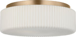 Generation Lighting - GLF1992SB - Two Light Flush Mount - Axira - Satin Brass