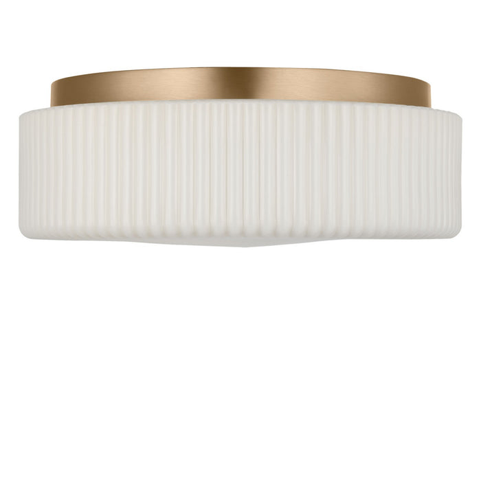 Generation Lighting - GLF1992SBE - Two Light Flush Mount - Axira - Satin Brass