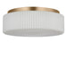 Generation Lighting - GLF1992SBE - Two Light Flush Mount - Axira - Satin Brass