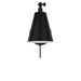 Generation Lighting - GLW2001MBK - One Light Wall Sconce - Drae - Midnight Black