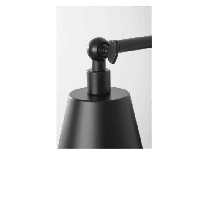 Generation Lighting - GLW2001MBKE - One Light Wall Sconce - Drae - Midnight Black