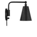Generation Lighting - GLW2001MBKE - One Light Wall Sconce - Drae - Midnight Black