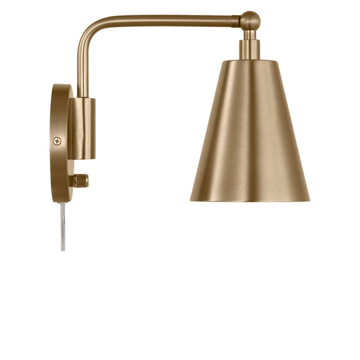 Generation Lighting - GLW2001SBE - One Light Wall Sconce - Drae - Satin Brass