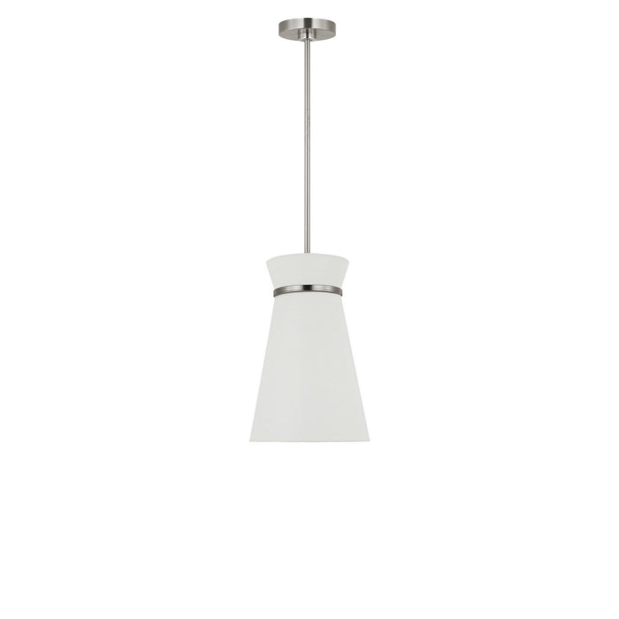 Generation Lighting - GLP1751BNE - One Light Pendant - Fynn - Brushed Nickel