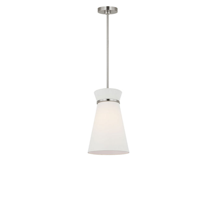 Generation Lighting - GLP1751BNE - One Light Pendant - Fynn - Brushed Nickel