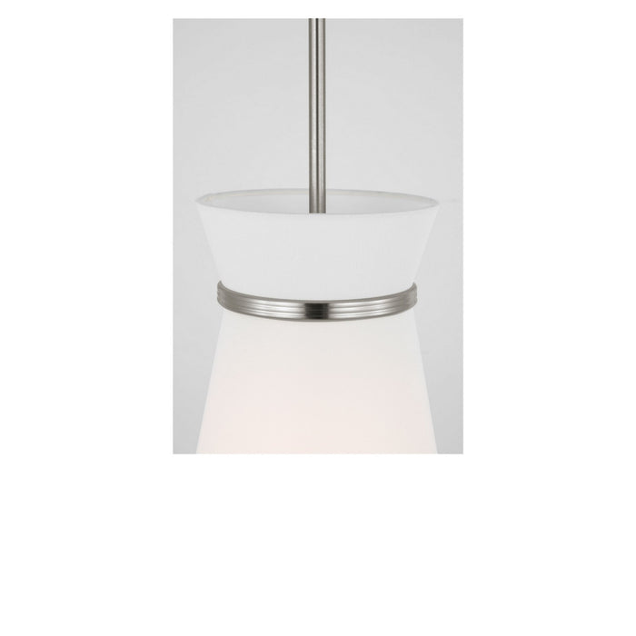 Generation Lighting - GLP1751BNE - One Light Pendant - Fynn - Brushed Nickel