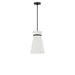 Generation Lighting - GLP1751MBK - One Light Pendant - Fynn - Midnight Black