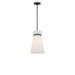 Generation Lighting - GLP1751MBK - One Light Pendant - Fynn - Midnight Black