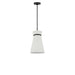 Generation Lighting - GLP1751MBKE - One Light Pendant - Fynn - Midnight Black
