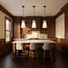 Generation Lighting - GLP1751MBKE - One Light Pendant - Fynn - Midnight Black