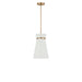 Generation Lighting - GLP1751SB - One Light Pendant - Fynn - Satin Brass
