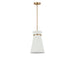 Generation Lighting - GLP1751SB - One Light Pendant - Fynn - Satin Brass
