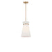 Generation Lighting - GLP1751SB - One Light Pendant - Fynn - Satin Brass