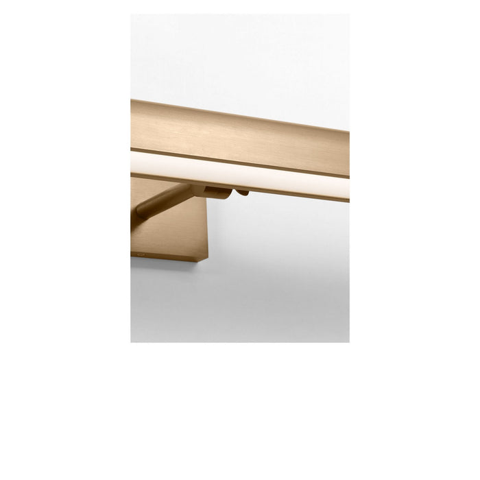 Generation Lighting - GLW2021SB - LED Picture Light - Gallery - Satin Brass