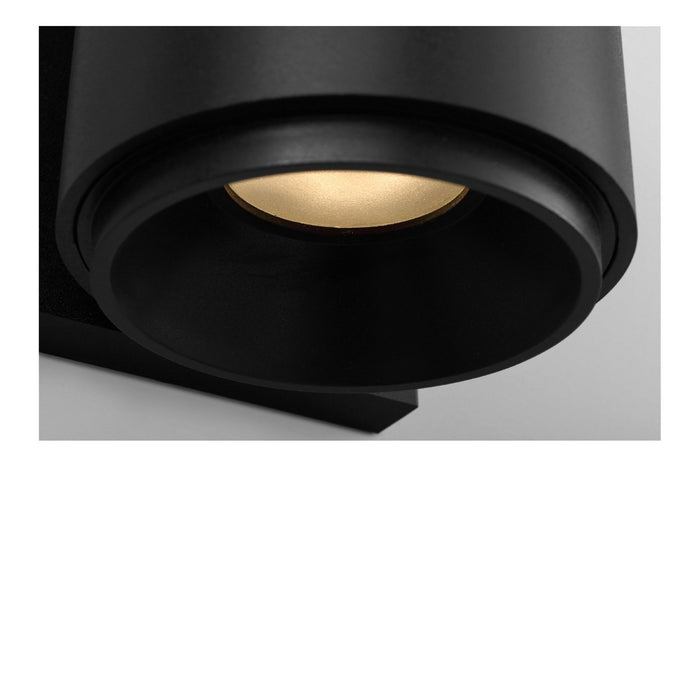 Generation Lighting - GLO2101TXB - LED Outdoor Wall Lantern - Huntwick - Textured Black