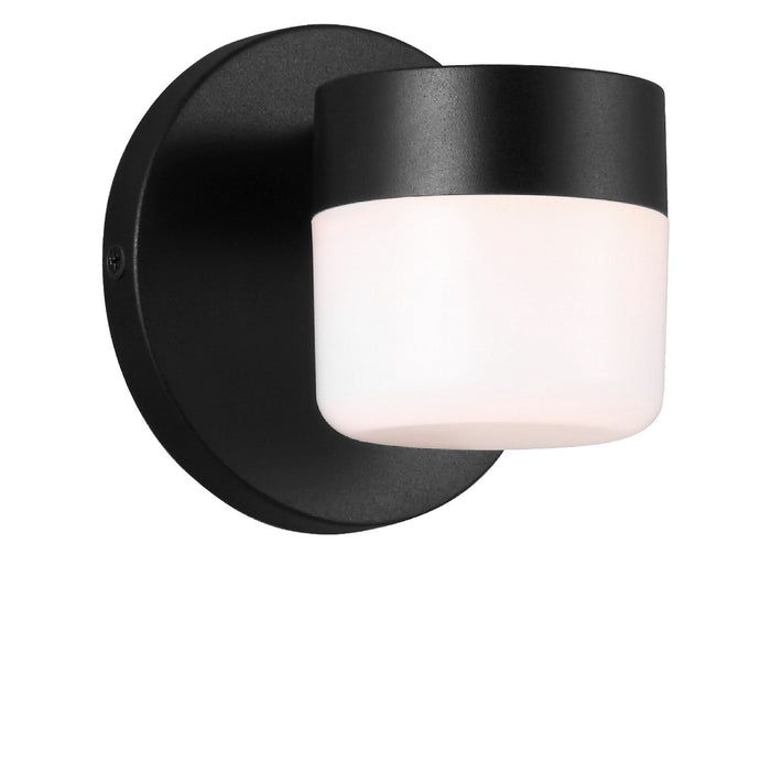 Generation Lighting - GLO2091TXB - LED Outdoor Wall Lantern - Kinwood - Textured Black