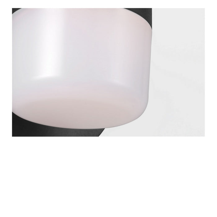 Generation Lighting - GLO2091TXB - LED Outdoor Wall Lantern - Kinwood - Textured Black