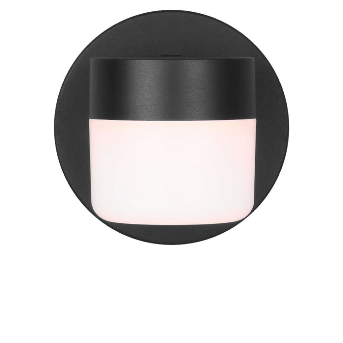 Generation Lighting - GLO2091TXB - LED Outdoor Wall Lantern - Kinwood - Textured Black
