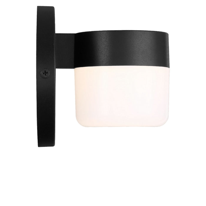 Generation Lighting - GLO2091TXB - LED Outdoor Wall Lantern - Kinwood - Textured Black