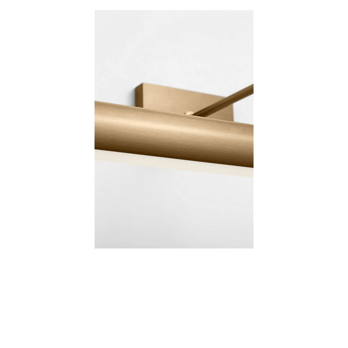 Generation Lighting - GLW2031SB - LED Picture Light - Loxen - Satin Brass