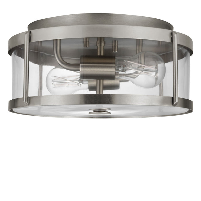 Generation Lighting - GLF1732BN - Two Light Flush Mount - Lumra - Brushed Nickel