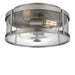 Generation Lighting - GLF1732BN - Two Light Flush Mount - Lumra - Brushed Nickel