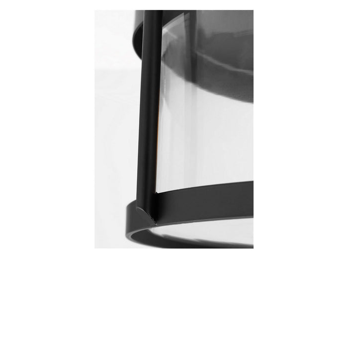 Generation Lighting - GLF1732MBK - Two Light Flush Mount - Lumra - Midnight Black