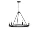 Generation Lighting - GLC2016MBK - Six Light Chandelier - Mirla - Midnight Black