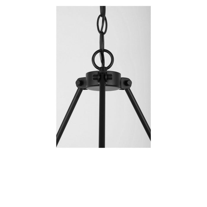 Generation Lighting - GLC2016MBK - Six Light Chandelier - Mirla - Midnight Black