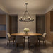 Generation Lighting - GLC2016MBKE - Six Light Chandelier - Mirla - Midnight Black