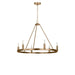 Generation Lighting - GLC2016SBE - Six Light Chandelier - Mirla - Satin Brass